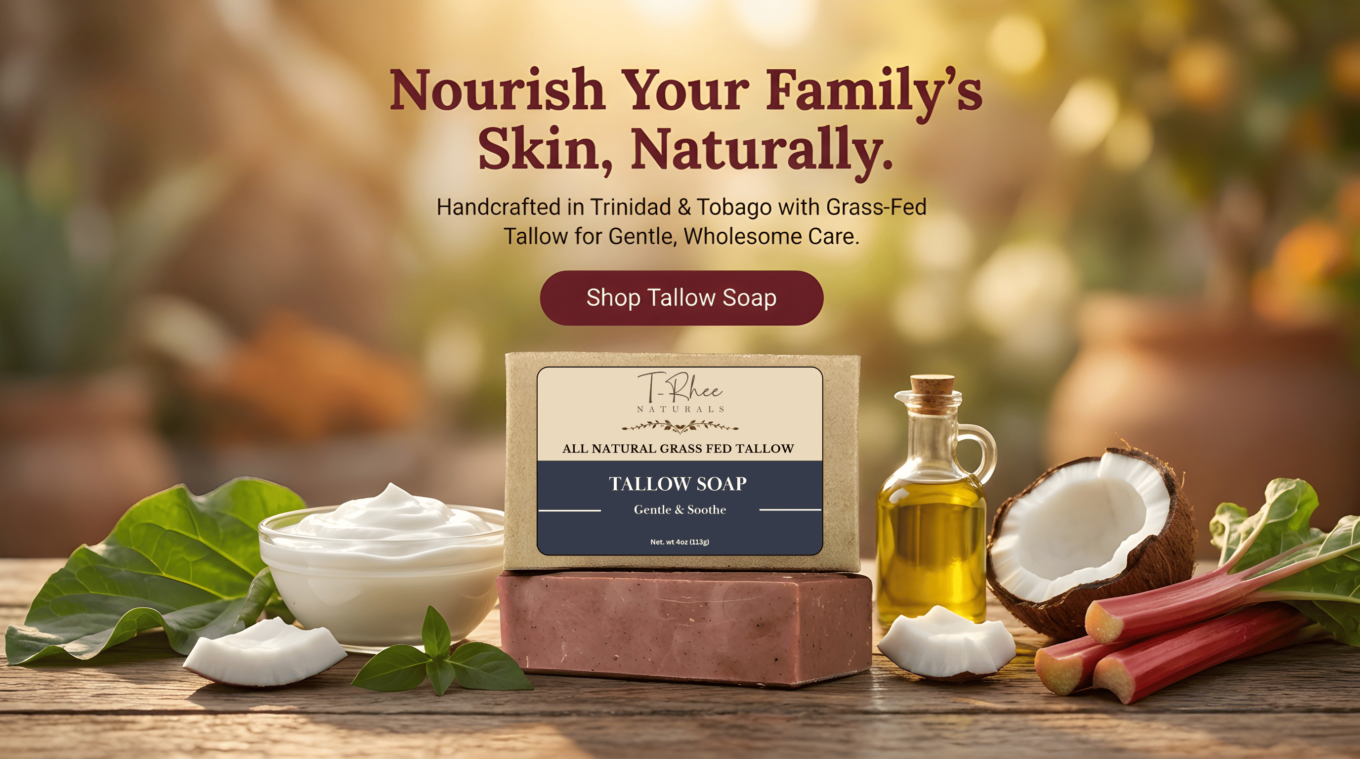 Tallow Soap – 4oz Bar Tallow Soap – 4oz Bar