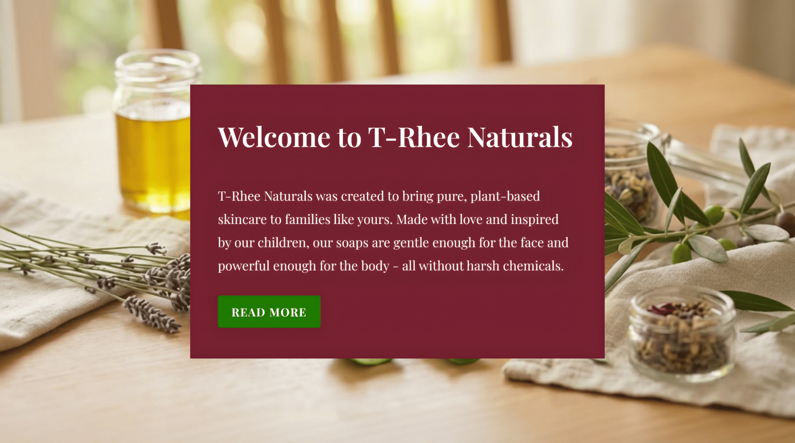 Welcome to T-Rhee Naturals Welcome to T-Rhee Naturals