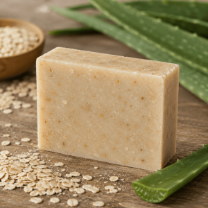 Oatmeal & Aloe Vera - Unscented Soap - 4oz Bar