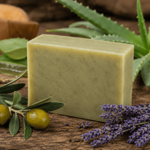 Olive & Aloe Vera - Lavender Soap - 4oz Bar