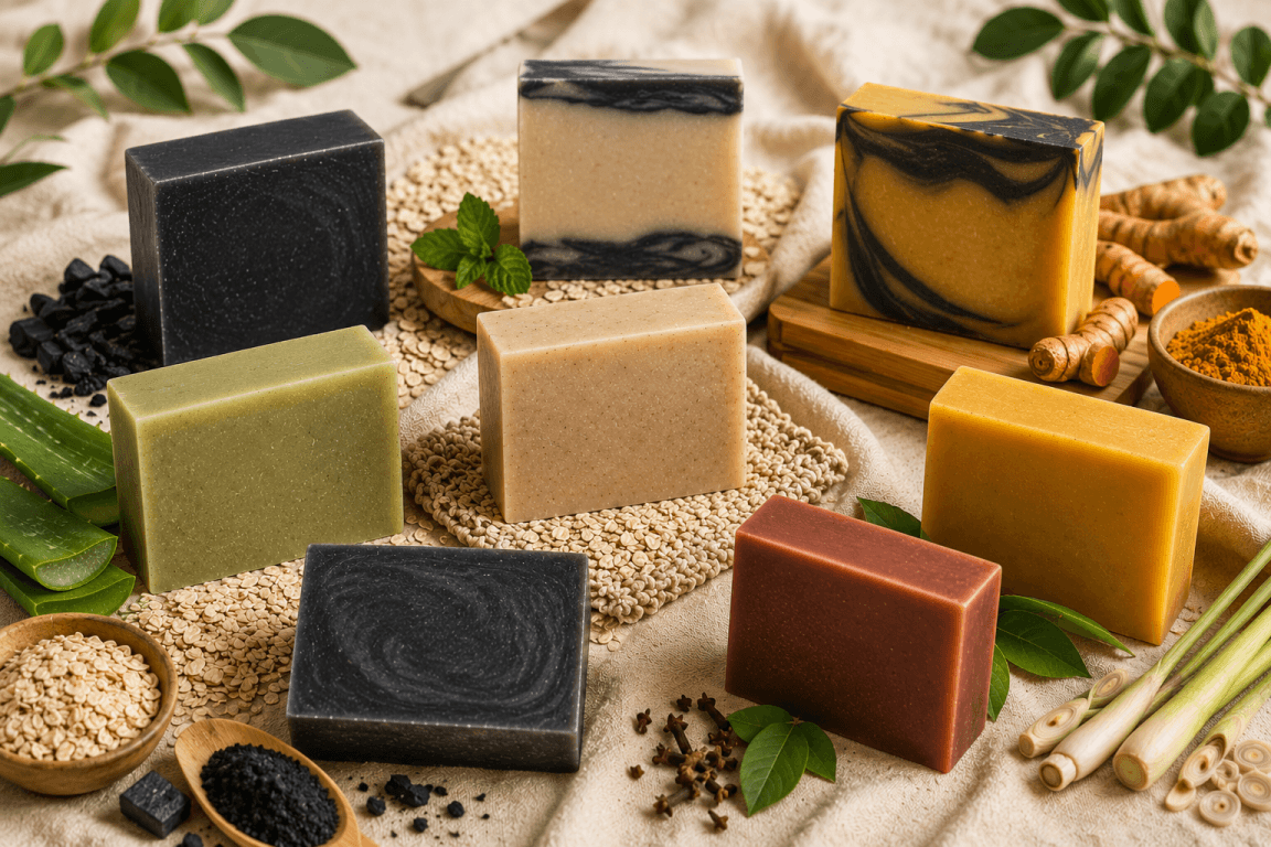 Handmade natural soaps
